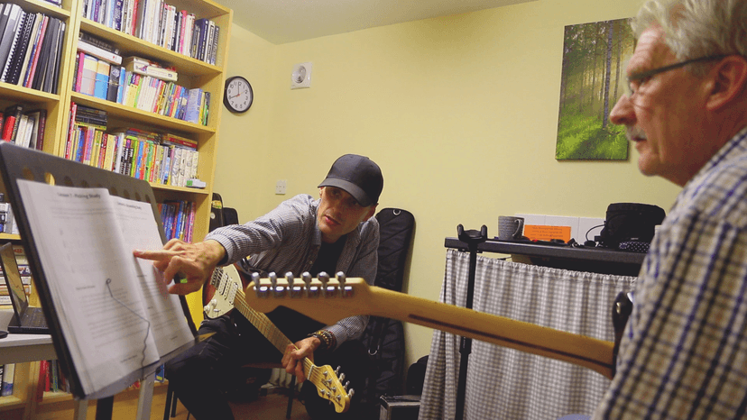 Aaron teaching