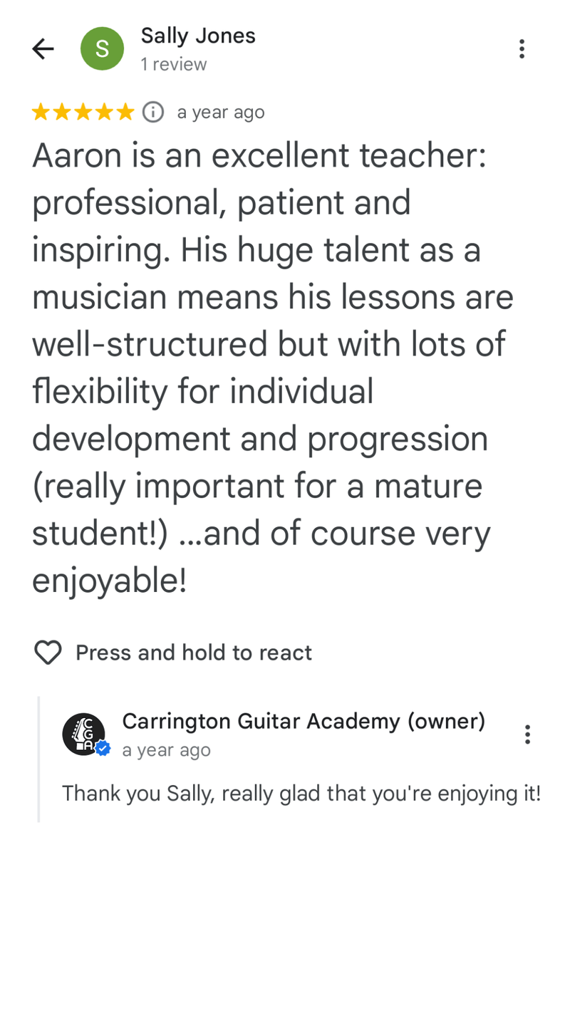 Testimonial from sally jones